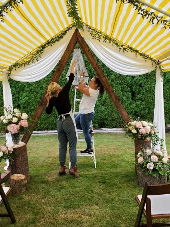 Andrea and Carmen of Rosewood Event Design, wedding flowers, event florals, fraser valley, pitt meadows, maple ridge