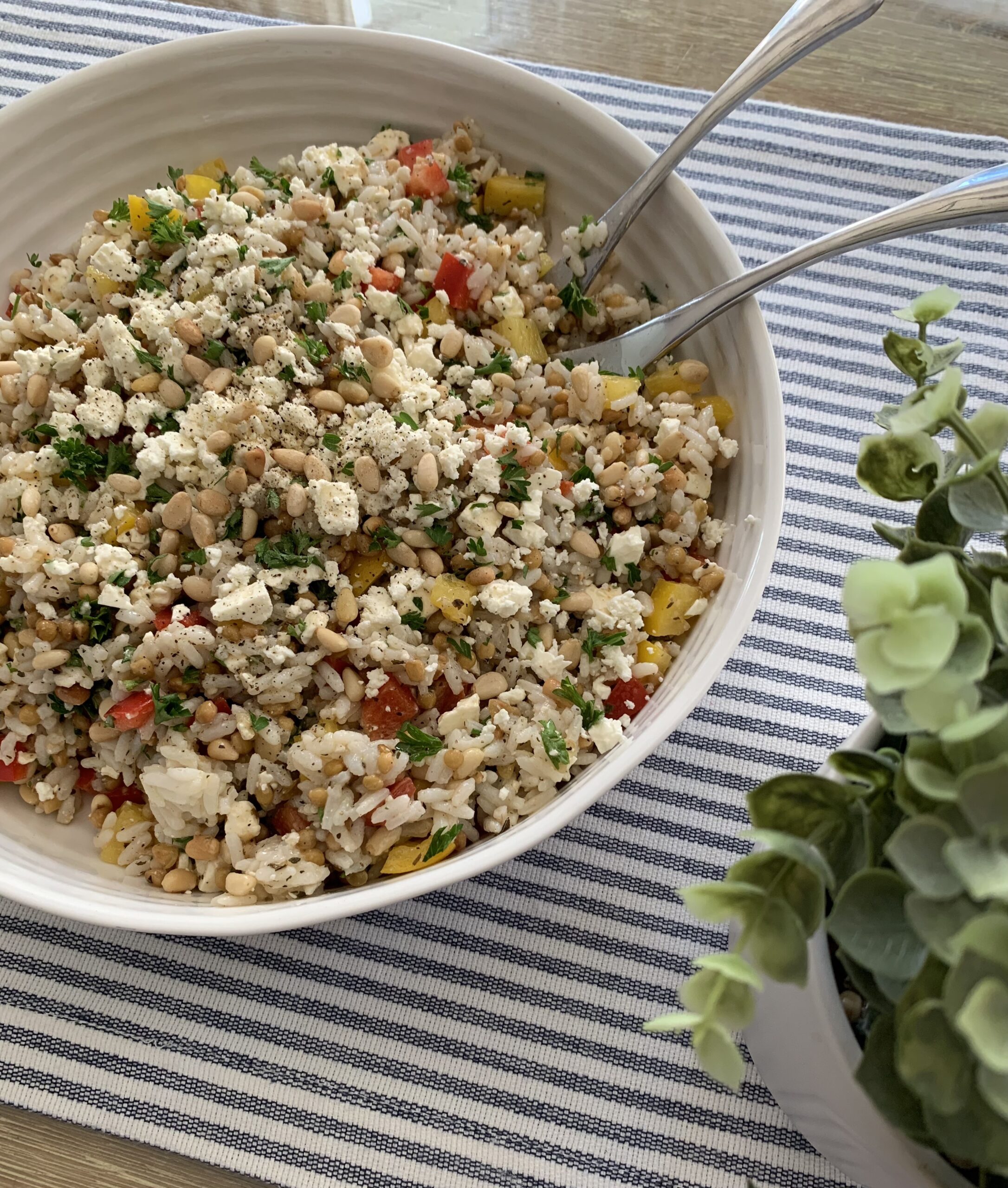Rice lentil salad recipe